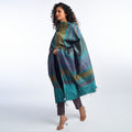 Parvat Handwoven Tussar Silk Dupatta - Sea Green