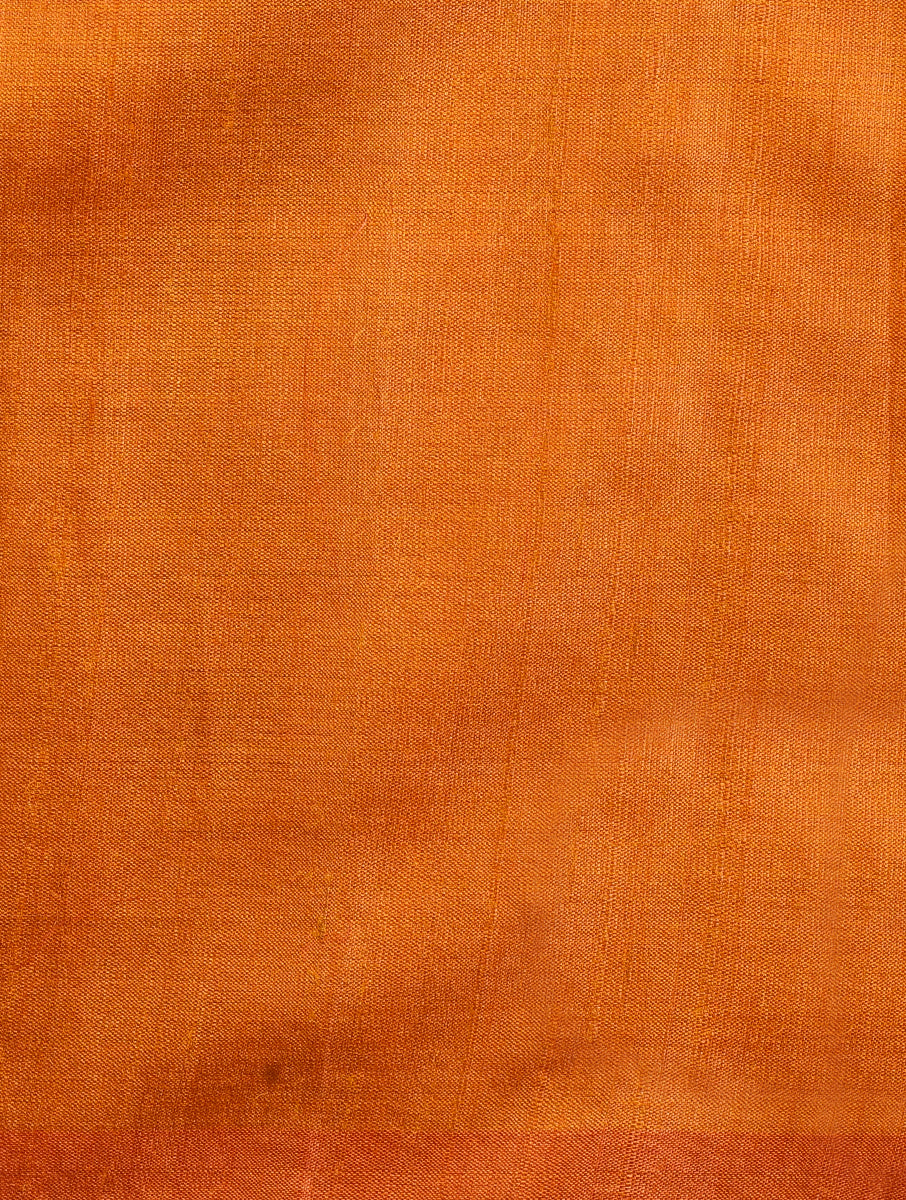 KUMBHA Tussar Silk Sari - Maroon