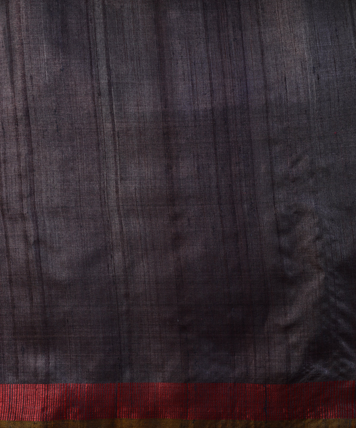 DHAAN Handwoven Tussar Silk Saree - Space Blue